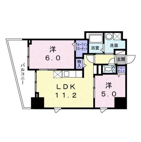 ロータス　ザ・レジデンス入谷（601） 間取り図画像