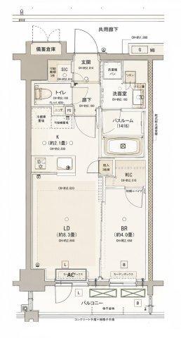 オープンレジデンシア新宿ザ・ハウス（703） 間取り図画像