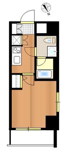 中央区入船マンション 間取り図画像