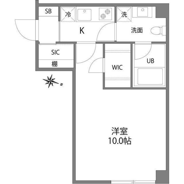 アイランドコート曙橋（101） 間取り図画像