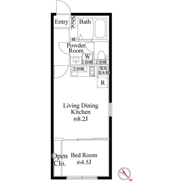 CASA GRAZIE 東日暮里（0401） 間取り図画像