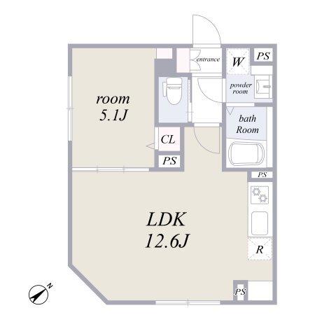 エルファーロ赤坂（301） 間取り図画像