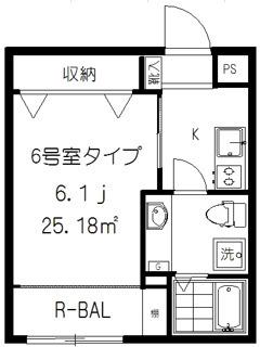 フォセット上北沢（206） 間取り図画像
