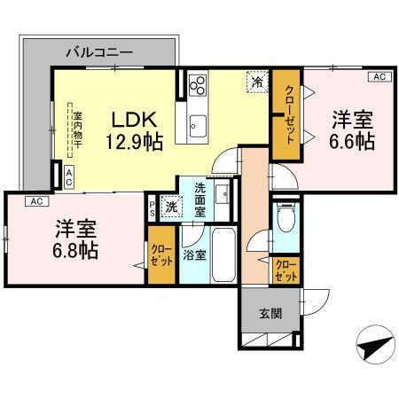 クラシアス（302） 間取り図画像