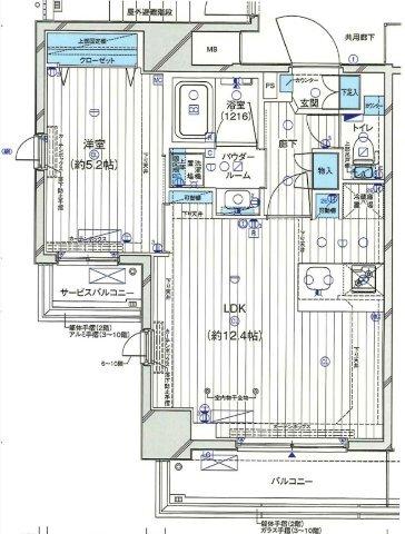 GENOVIA小村井（1001） 間取り図画像