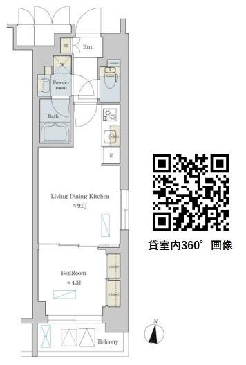 Ｂｒｉｌｌｉａ　ｉｓｔ　渋谷本町（607） 間取り図画像