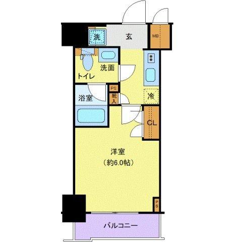 プレール・ドゥーク北品川（402） 間取り図画像