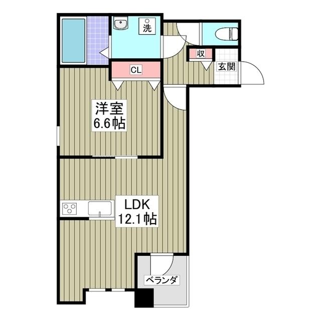 ブリーズコート扇橋（302） 間取り図画像