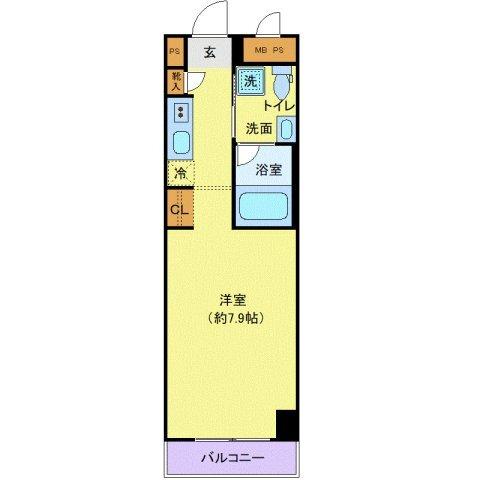 ブルーノコート蒲田（705） 間取り図画像