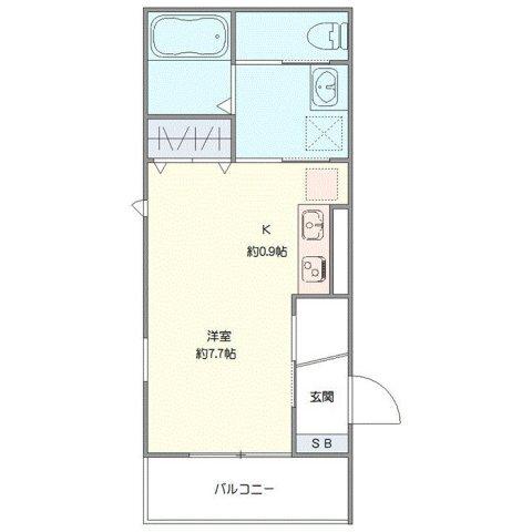 NIDO LARGOⅠ（302） 間取り図画像