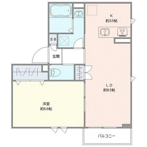 NIDO LARGOⅡ（203） 間取り図画像