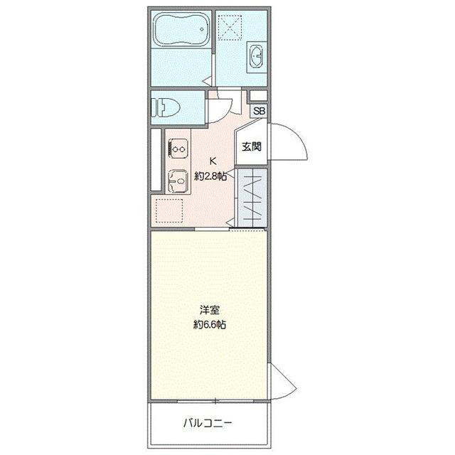 NIDO LARGOⅡ（204） 間取り図画像