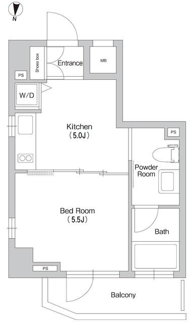 プライムアーバン三軒茶屋（205） 間取り図画像