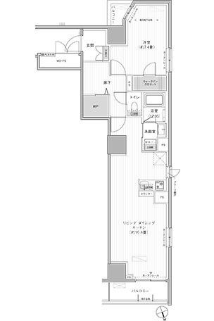 栖　浅草蔵前（305） 間取り図画像
