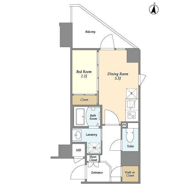 ラティエラ都立大学（301） 間取り図画像