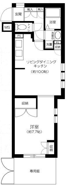ビバリーホームズ戸越公園Ⅱ 間取り図画像