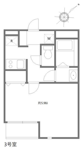モダンアパートメント武蔵小山（303） 間取り図画像