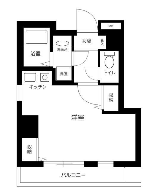 ミリオンステージ西早稲田壱番館 間取り図画像