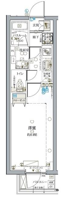 クレヴィスタ中野落合（308） 間取り図画像