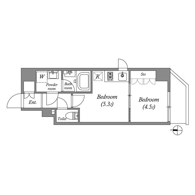 クオリタス住吉（0501） 間取り図画像