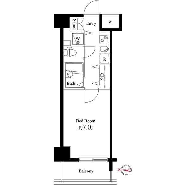 SQUARE潮見（0713） 間取り図画像