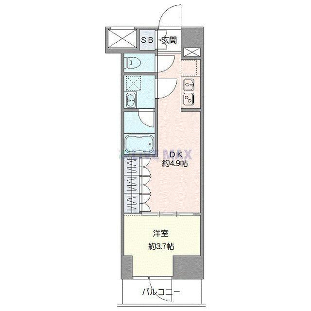 ジェノヴィア北池袋スカイガーデン（403） 間取り図画像