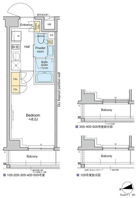 RESIDENCE　KOENJI（405） 間取り図画像