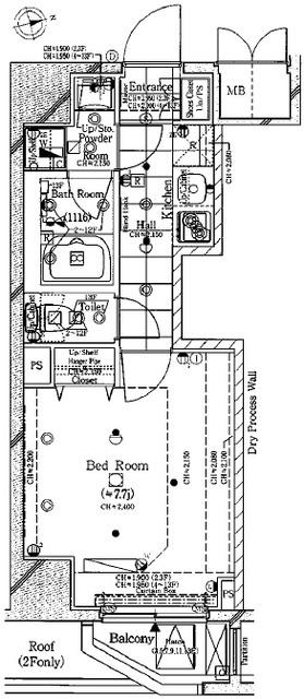 コンシェリア新橋MASTER'S VILLA（605） 間取り図画像