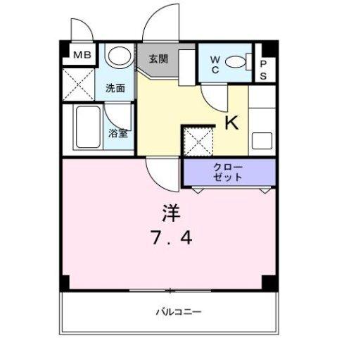 ＥＳＰＯＩＲ上用賀（エスポワー（202） 間取り図画像
