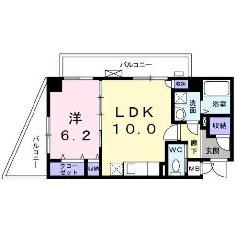リバティーズＳＡＧＡ．Ⅰ（503） 間取り図画像