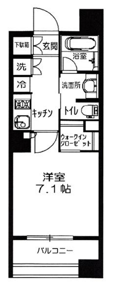 クオリアＹ’ｚ恵比寿（606） 間取り図画像