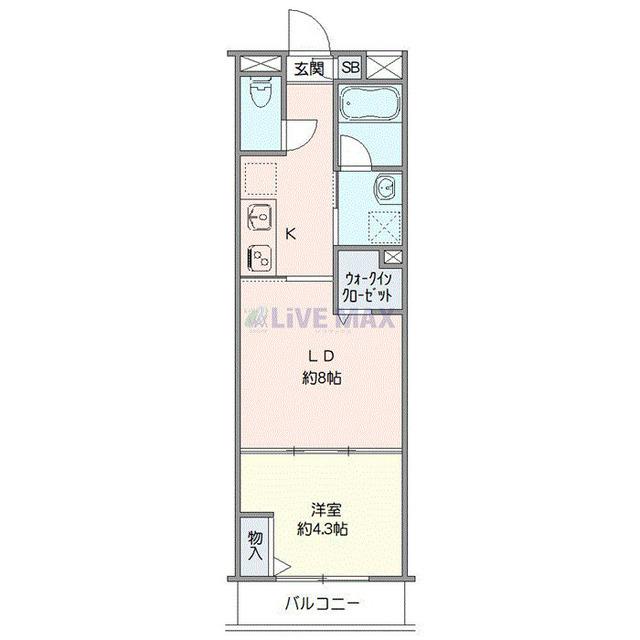 S.E.S（308） 間取り図画像