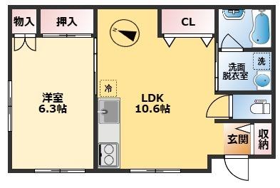 グレブナハウス（1） 間取り図画像