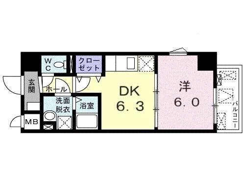 ルソレイユ（301） 間取り図画像