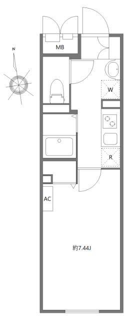 エルファーロ三軒茶屋Ⅱ（0202） 間取り図画像