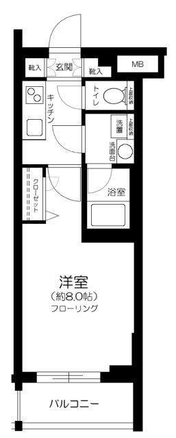 ＰＲＥＭＩＵＭ　ＣＵＢＥ　下北沢 間取り図画像