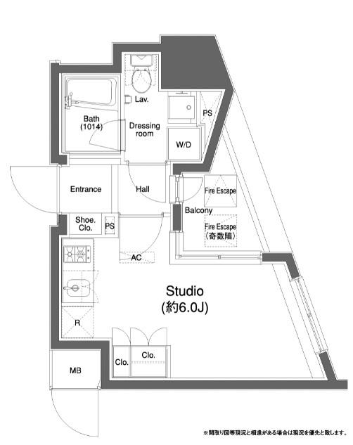 プラウドフラット白金高輪（501） 間取り図画像