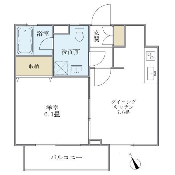 ＷＥＬＬ　Ｈｏｕｓｅ　東大井（B102） 間取り図画像