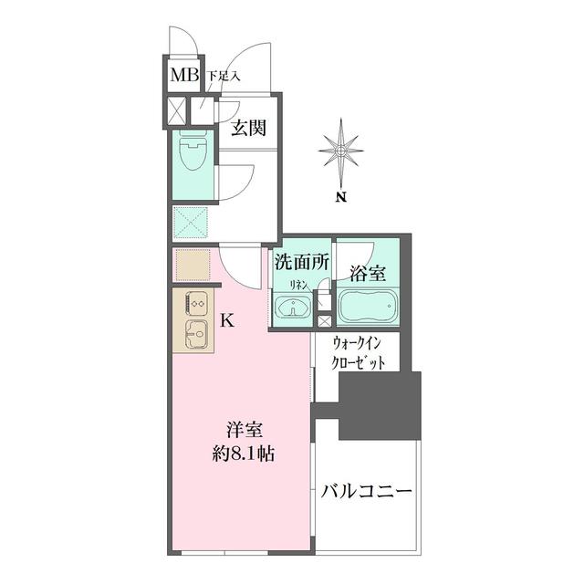 ルフォンプログレ元浅草マークス（206） 間取り図画像