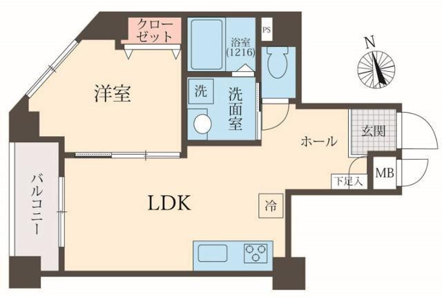 アルベリ代々木公園（303） 間取り図画像