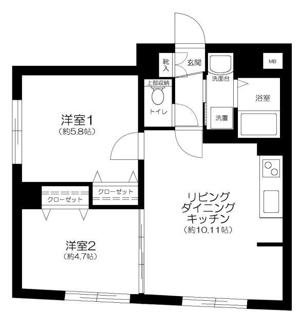 ＣＥＮＴＲＡＬ　ＧＡＲＤＥＮ　ＲＥＳＩＤＥＮＣＥ　ＴＯＫＹＯ 間取り図画像