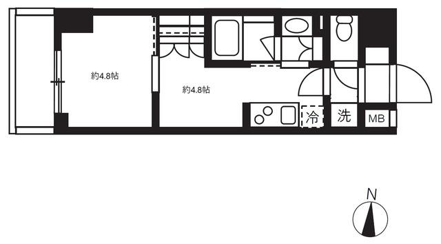 グランパセオ清澄白河Ⅱ（0102） 間取り図画像