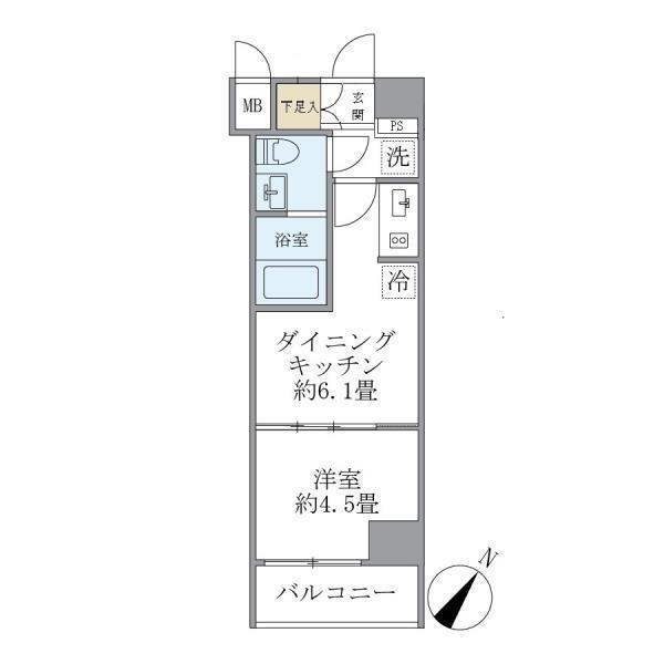 ジオエント駒込（403） 間取り図画像