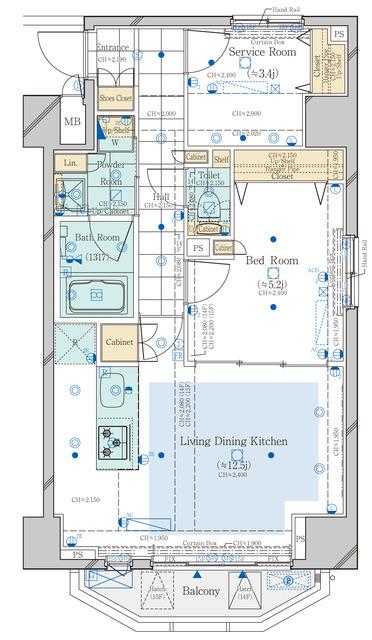 コンシェリア新橋 ＭＡＳＴＥＲ’Ｓ ＶＩＬＬＡ 間取り図画像