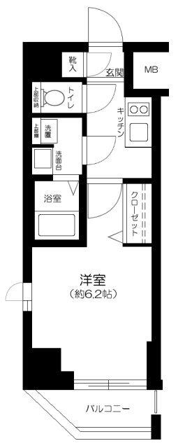 ガリシア品川 間取り図画像