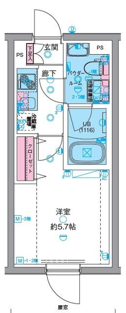 GENOVIA高円寺Ⅱ（0309） 間取り図画像