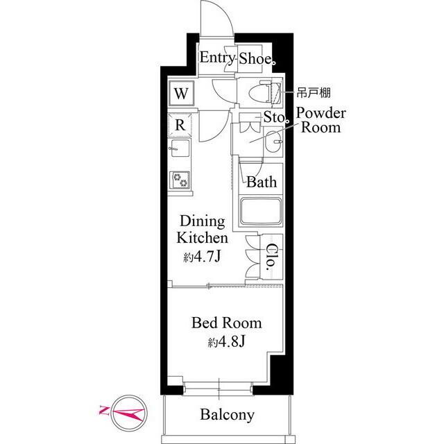 グランパセオ清澄白河Ⅱ（0203） 間取り図画像