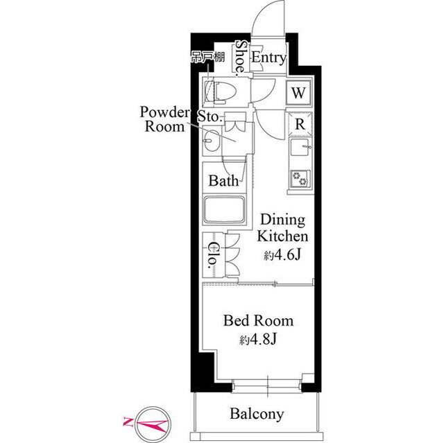 グランパセオ清澄白河Ⅱ（0702） 間取り図画像