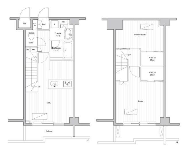 レジデンス桜新町ガーデン 間取り図画像