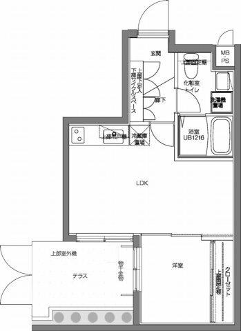 パティーナV代々木上原 間取り図画像
